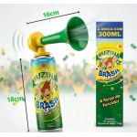 Buzina Corneta Brasil para Festas 300ml/150gr