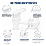 Torneira Bebedouro Branca Longa BFH2331 Bestfer