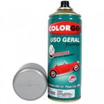 Tinta Spray Cinza Placa Brilhante 400ml 55041 Uso Geral Premium Colorgin