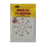 Grelha Quadrada Plástica Branca Overtime