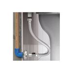 Engate Flexível em Inox Rosca 1/2 pol Macho e Fêmea Roddex