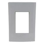 Placa 4x2 3 Postos Horiz Br Com Suporte Sleek - Margirius (16023)