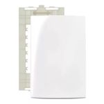 Placa 4x2 1 Posto Horiz Br Com Suporte Sleek - Margirius (16026)