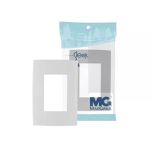 Placa 4x2 3 Postos Horiz Br Com Suporte Sleek - Margirius (16023)