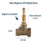 Base Registro Pressao Dn20 3/4