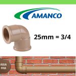Joelho Sold 90 x 25mm - Amanco (11671)
