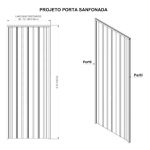 Porta Sanfonada 84 Branco - Plasflex (20.132)