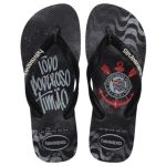Chinelo Havaianas Unissex Top Times-Preto