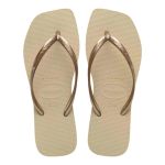 Chinelo Havaianas Slim Square -Areia Dourado