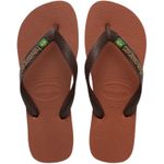 Chinelo Havaianas Top Brasil Logo -Ferrugem