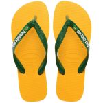 Chinelo Havaianas Top Brasil Logo -Amarelo Pop