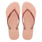 Chinelo Havaianas Slim Glitter II-Rosa Ballet