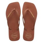 Havaianas Feminino Slim Square Pop UP-Ferrugem