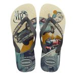  Chinelo Havaianas Warner Classics-Bege Palha/Cinza