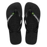 Chinelo Havaianas Brasil Logo-Preto