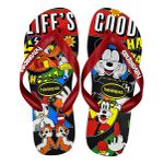Chinelo Havaianas Top Disney Classics-Branco/Vermelho