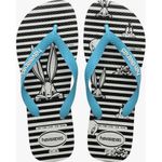 Chinelo Havaianas Top Warner Logo-Branco Azul
