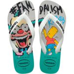 Chinelo Havaianas Simpsons-Bege Palha