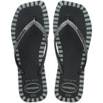 Chinelo Havainas Slim Square Glitter Contour- Novo Grafite