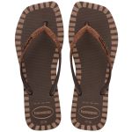 Chinelo Havainas Slim Square Glitter Contour