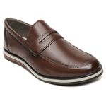 Sapato Casual Masculino Sintético Caramelo BR2 1733