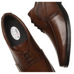 Sapato Social Oxford Masculino De Couro 911 Caramelo BR2