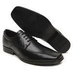 Sapato Social Oxford Masculino De Couro 911 Preto BR2
