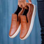 Tênis Sapatênis Casual Slip On Masculino Sintético Havana CRE0075