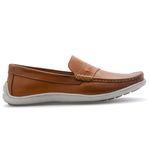 Mocassim Masculino Clássico Em Couro Látego Bambu M18