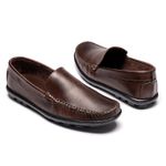 Mocassim Masculino Clássico de Couro Tabaco MO10
