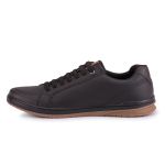 Tênis Sapatênis Masculino Sintético Elástico Preto ST176