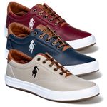 Combo 3 Pares Polo Open Masculino
