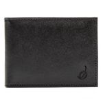 Carteira Bigioni Masculina 100% couro Preta 80