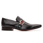 Sapato Masculino Loafer Italiano Premium Solado em Couro