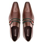 Sapato Masculino Loafer Italiano Premium Solado em Couro
