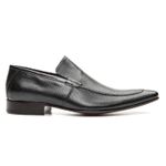 Sapato Masculino Loafer Social Solado em Couro Preto