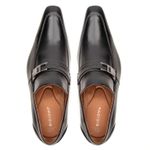 Sapato Masculino Loafer Social com Fivela Estilo Italiano em Couro