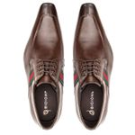 Sapato Social Estilo Italiano Masculino Premium em Couro com Detalhes