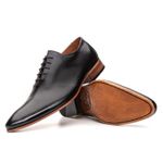 Sapato Social Masculino Wholecut Premium Estilo Italiano em Couro