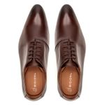 Sapato Social Masculino Wholecut Premium Estilo Italiano em Couro