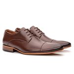 Sapato Social Masculino Turim Estilo Italiano Premium em Couro