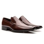 Sapato Social Masculino Loafer Estilo Italiano Vicenza em Couro 