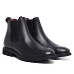 Bota Chelsea Couro Preto Adam