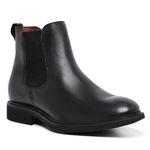 Bota Chelsea Couro Preto Adam
