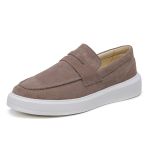 Sapato Loafer Mocassim Master Carmurça Taupe