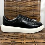Tênis de Amarrar Minimalista Preto Sola Alta Clean