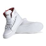Tênis Sneaker Dragon Feminino Couro Legitimo Branco 
