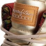 Tênis Sneaker Dragon Feminino Couro Legitimo Dourado 