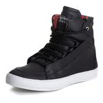 Tênis Sneaker Dragon Feminino Couro Legitimo Preto