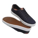 Sapatênis Casual BS Lona Azul Palmilha de Gel 